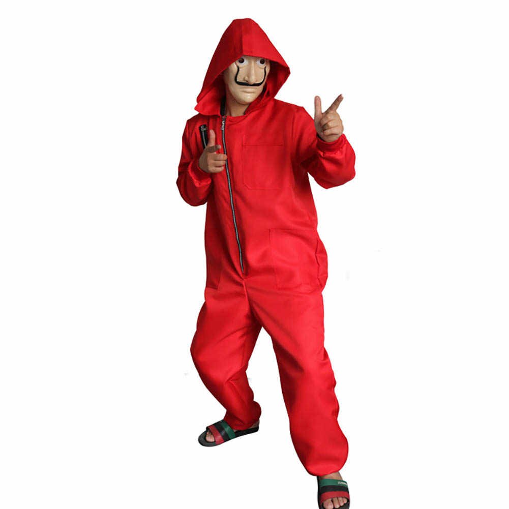 Official Money Heist Costume with Mask ...
